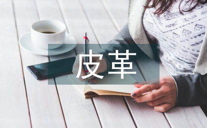 皮革企業(yè)的營銷管理淺談